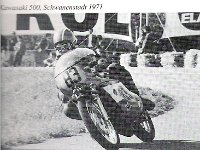 Max Knoll Kawasaki 500 Schwanenstadt 1971