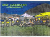 2011-09 Grossraming Autogrammkarte mit Unterschriften der MRSC Fahrer